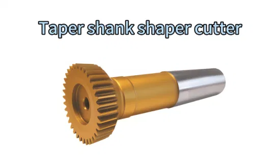 HSS Module Gear Milling Cutter M4.5 M5 25PA Gear Shaper Cutter Taper Shank Shaper Cutting Tool